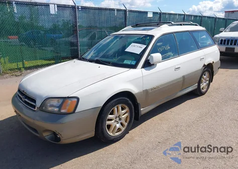 2000 Subaru Outback Limited z USA, uszkodzony, nr VIN 4S3BH6864Y7657870